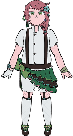 idol outfit, art by me