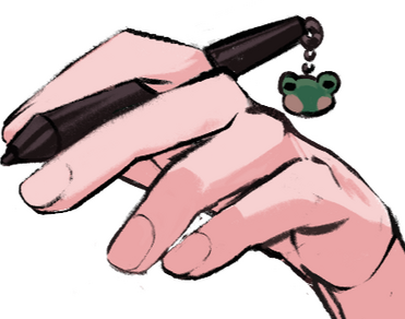 drawing pen design, art by marronbunnie