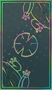 tarot card design, art by marronbunnie